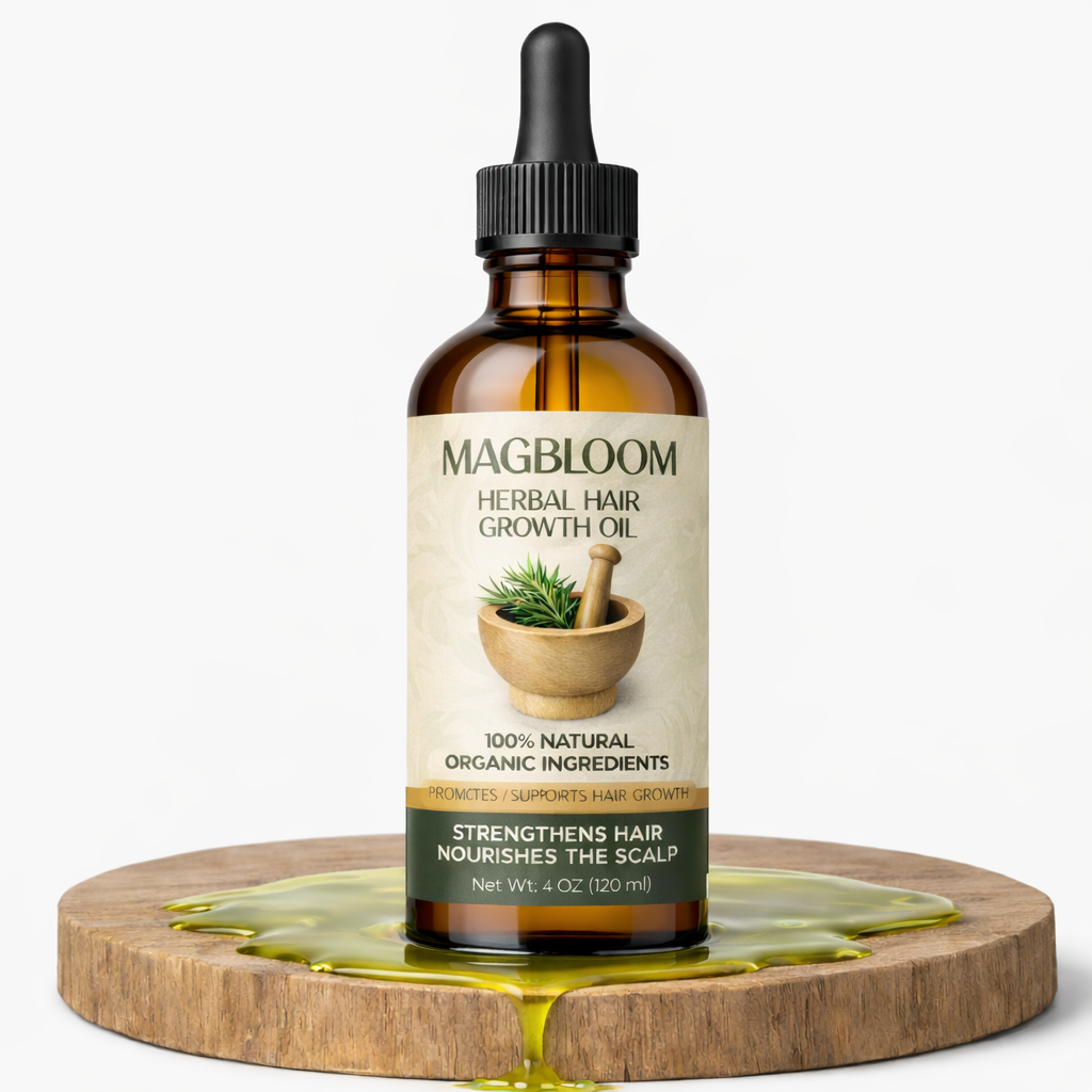 MagBloom Herbal Hair Growth Oil – 4 oz